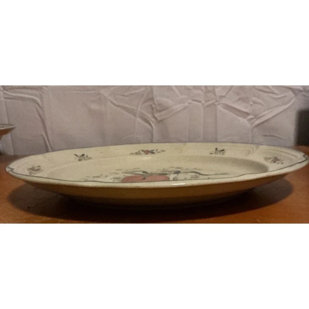 International Stoneware Marmalade Goose Serving Plate 12.25